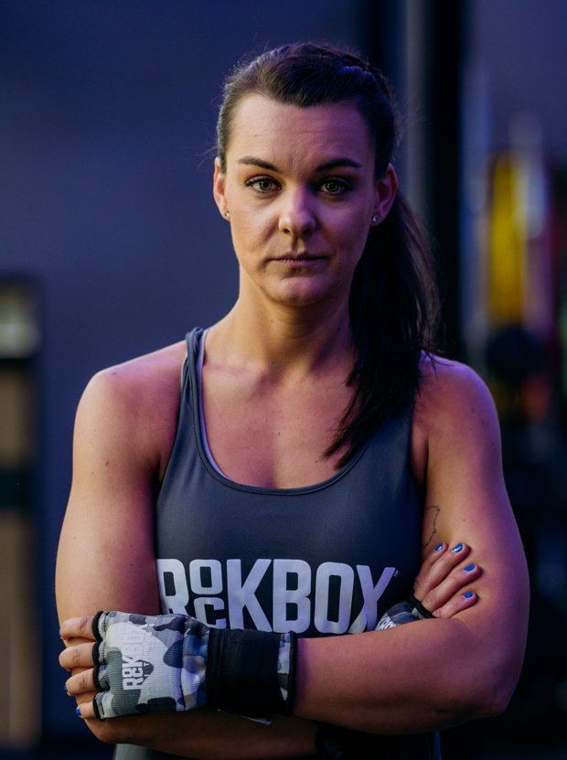 Coach Monika at the Rockbox studio